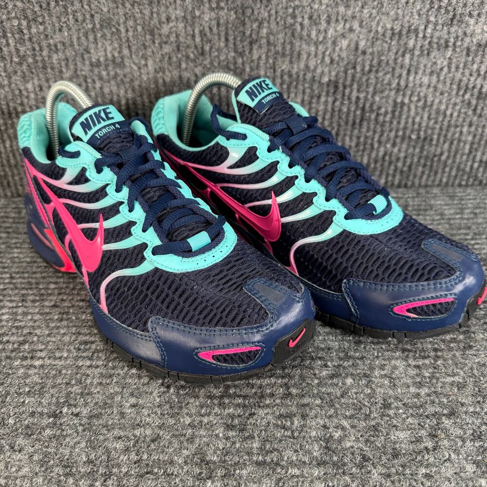 Nike Air Max Torch 4 Womens 9 Midnight Navy Pink Blast Running Shoes